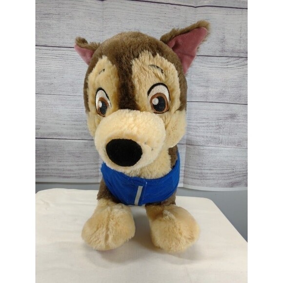 Nickelodeon's Paw Patrol Chase the Police Pup Build-a-Bear BAB Plush (2016) - Picture 3 of 5